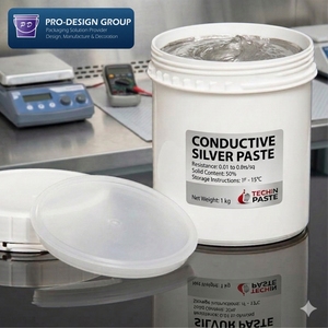 Pot en plastique HDPE à large ouverture de 1 L pour encre électronique, pâte argentée, stockage de produits chimiques, avec couvercle - Product Image 5