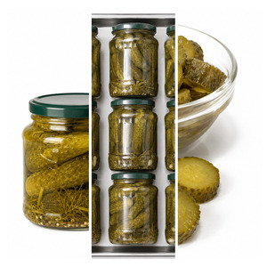 Wholesale Price Top Selling Tasty Best Quality Factory In Vietnam Canned <b>Pickled</b> Cucumbers in Brine Packed in 20oz Can - Product Image 2