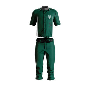 Uniforme de béisbol de diseño único hecho en fábrica para unisex, uniformes de béisbol con logo personalizado impreso, hechos en Pakistán. - Product Image 1