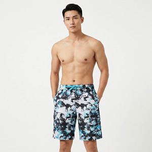 Short de bain décontracté mi-long pour homme à imprimé camouflage, séchage rapide, avec cordon de serrage à la taille - Product Image 4
