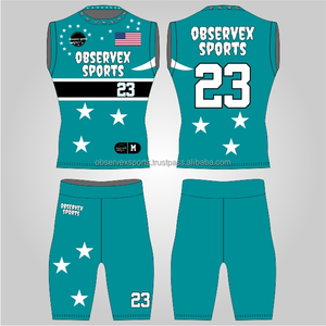 Uniformes de football américain 7v7 personnalisés, uniformes de compression pour jeunes, meilleurs uniformes sans manches pour le football 7 sur 7 - Product Image 1
