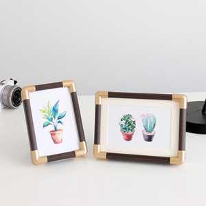 Cadre photo en bois éco-responsable fait main personnalisé, support d'image personnalisé pour table, pour couples, familles, photos de mariage - Product Image 4