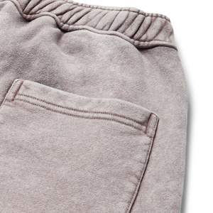 Hot Selling <b>Mens</b> Cotton Acid Wash Jogger <b>Shorts</b> French Terry Raw Hem Vintage Streetwear <b>Sweat</b> <b>Shorts</b> Custom Logo OEM 100% Cotton - Product Image 5