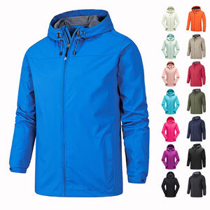 Chaqueta de Invierno Impermeable y Cortavientos con Cuello Alto de Lona Recubierta, Precio Razonable, Logotipo Personalizado Impreso - Product Image 1