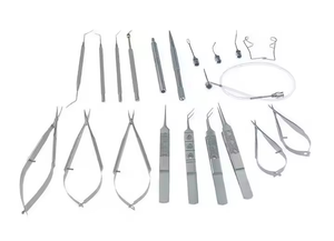 Kit Quirúrgico Oftálmico Premium para Cataratas, Juego de Instrumentos Oculares de Acero Inoxidable de Grado Quirúrgico, Set de Extracción y Facoemulsificación de Cataratas - Product Image 6