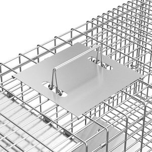 Jaula de Acero Resistente de 32 Pulgadas para Roedores con Puerta de Hierro, Trampa para Animales Vivos - Product Image 3