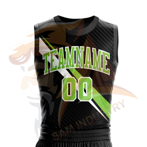 Vente flash - Ensemble d'uniformes de basket-ball respirants de haute qualité avec logo personnalisé imprimé pour adultes - Uniformes de basket-ball entièrement personnalisables - Product Image 4