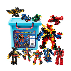 [iringo] IRINGO TRANSFORMERS THE BATTLE ชุดตัวต่อหุ่นยนต์แปลงร่างเพื่อการศึกษา 455 ชิ้น สำหรับการเล่น STEM สร้างสรรค์ - Product Image 3