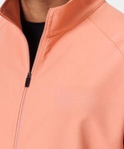 Men's <b>Coral</b> Full-Zip Fleece <b>Jacket</b> Stand Collar Windproof Casual Autumn Wear Polyester Material Regular Fit - Product Image 5