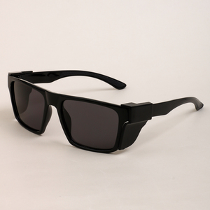 LMAMBA 3416 High Quality <b>Retro</b> Custom Removable Shield Ansi Z87.1 Safety <b>Sunglasses</b> Mirror Square Shades Women Men 2025 - Product Image 4