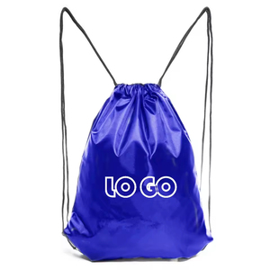 Sacs de shopping à cordon personnalisés avec logo, sacs à dos pliables imperméables en nylon et polyester pour le sport et le yoga - Product Image 2