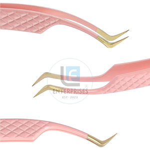 Pinces à cils en acier inoxydable de qualité supérieure - Outils manuels réutilisables et durables de haute qualité en stock - Product Image 4
