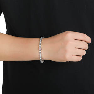Best Quality Custom Moissanite Tennis Bracelet <b>for</b> <b>Men</b> Women 925 Silver Hip Hop Jewelry <b>for</b> Wedding and Anniversary Gifts - Product Image 1