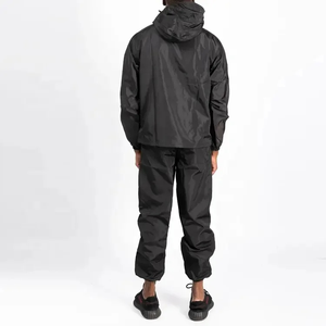 High Quality Windbreaker Crinkle Tracksuit Set Patchwork Unisex Breathable Two Piece Set 100% Polyester Tracksuit For Men - Product Image 6