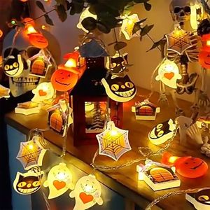 ไฟประดับ LED รูปฟักทองและผี 2 แบบ ใช้แบตเตอรี่ ของตกแต่งพรีเมียมสำหรับวันฮาโลวีน D - Product Image 3