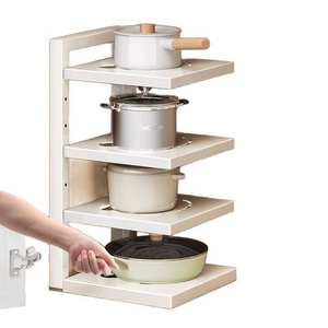 Estante de Almacenamiento de Diseño Moderno con Múltiples Estantes |   Organizador Ideal para la Cocina y Despensa del Hogar - Product Image 6