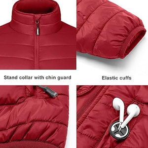 Veste matelassée isolante pour homme, design couleur personnalisée, manteau d'hiver en gros avec options de marquage, vestes très vendues - Product Image 5