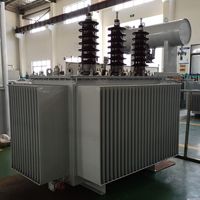 Transformador de Potencia Sumergido en Aceite de 7000 KVA, Autotransformador Trifásico, Estructura de Bobina Toroidal, Transformador Elevador de Distribución