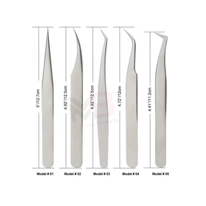 Nuevas Pinzas con Punta Recubierta de Diamantes para Extensión de Pestañas, Pinzas con Agarre de Diamantes, Marca Privada - Product Image 3