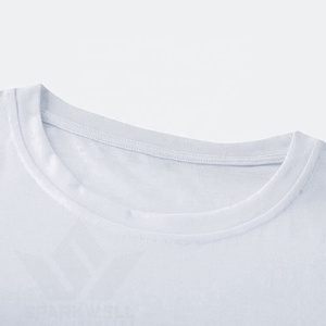 T-shirt da uomo in cotone tinta unita a maniche corte, girocollo, vestibilità regolare, casual, in maglia, tinta unita, premium, disponibile in più colori - Product Image 3