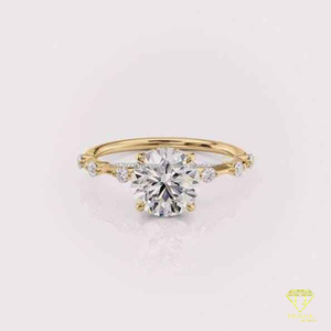Anillo de Compromiso de Moissanita de Lujo al por Mayor para Novias y Celebraciones de Boda Memorables Disponible al Mejor Precio - Product Image 2