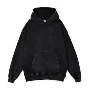 High Quality Eco-Friendly Lightweight Breathable Polyester/Cotton Fleece Double-Layer Oversized Pullover Hoodie <b>Long</b> Autumn - Product Image 4