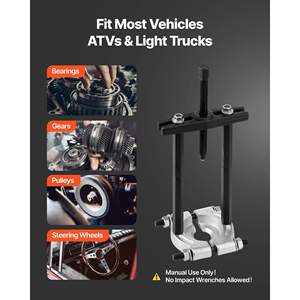 Kit d'extracteur de roulements robuste de 5 tonnes, 14 pièces, mâchoires de 2 pouces et 2,8 pouces, outil de démontage de roulements de roue de 2,8 pouces, pignon de 2,8 pouces - Product Image 6