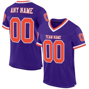 Wholesale Direct OMMIZ INDUSTRY Custom <b>Silver</b> White-Black <b>Mesh</b> Authentic Football Jersey - Product Image 4