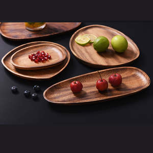 Ensemble de présentoirs à fruits en bois et velours de luxe, écologiques et empilables, pour fruits et légumes - Personnalisable OEM - Product Image 5