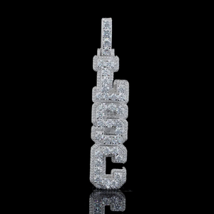 AMBER JEWELS T-410 Anillo Unisex de Diamante Natural Certificado por IGI, Estilo Hiphop, Corte Brillante, Blanco, Oro Sólido de 18K, Diseño Rectangular - Product Image 1
