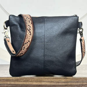 2025 Trending Design Hand Tooled Cowhide Leather Handbag <b>Large</b> Capacity Genuine Leather Crossbody & Shoulder <b>Bag</b> for Women's - Product Image 5