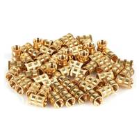 High Performance Polished Brass Knurled Insert Nuts for Durable, Corrosion-Resistant Industrial Applications