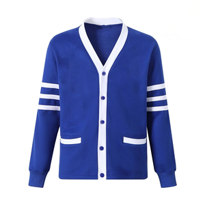 Cárdigan Personalizado de Fraternidad Sigma con Cuello en V de Forro Polar, con Logotipo Personalizado, Producción OEM, Suministro al por Mayor y Suministro de Marca Privada - Product Image 1