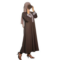 Abaya élégante pour femmes de haute qualité, tissu doux, respirant, design léger, longueur au sol, manches longues, pour les occasions quotidiennes
