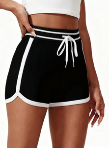 Shorts de sport élégants pour femmes à taille haute et séchage rapide - Leggings de yoga effet ventre plat et rehausseur de fesses couleur chair pour le fitness et la course à pied - Product Image 5