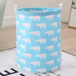 Large Capacity Foldable Cotton <b>Linen</b> Laundry <b>Basket</b> Collapsible Waterproof Lightweight Storage for Bathroom Wardrobe Toys - Product Image 6
