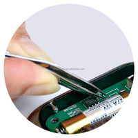 [WIGA]X-1 Pince à épiler en acier inoxydable non magnétique de haute précision pour l'assemblage électronique Taiwan