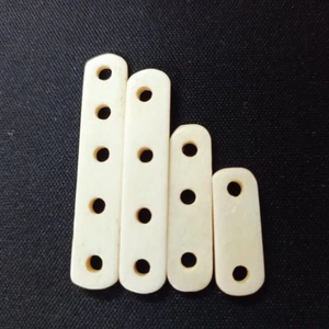 Separadores de Hueso de Búfalo Blanco Natural de 5 Agujeros, Hechos a Mano, Conector de Joyería Multihilo, Suministros Étnicos para Gargantillas Tribales de Animales - Product Image 6
