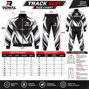 Survêtements de sport personnalisés avec logo, ensembles de deux pièces pour hommes, veste zippée et pantalon de jogging pour hommes - Product Image 6