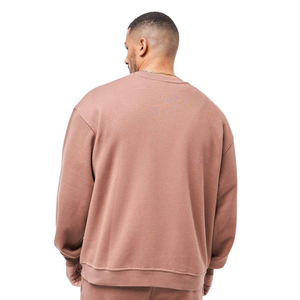 Sudadera de Hombre Color Rosa Polvoriento, Estilo Casual, Manga Larga, Cuello Redondo, Algodón, Otoño, con Logotipo Personalizado - Product Image 2