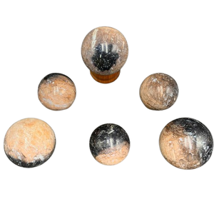 Esfera de Piedra Natural de Raíz de Palma de 3-5 cm, Bola de Cristal Decorativa Única para Decoración del Hogar - Product Image 2