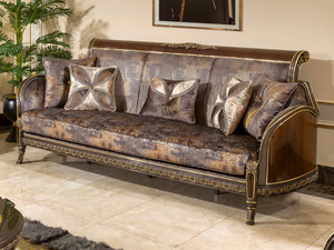 Luxury Solid Teak Wood Living Room Furniture Set Carved Classic Leather <b>Sofa</b> 4 Seater Single Armchair Coffee <b>Side</b> <b>Table</b> - Product Image 5