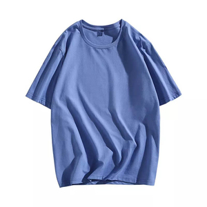 เสื้อยืดคอกลมทรงหลวมโอเวอร์ไซส์ พิมพ์ลายโลโก้ ผ้าฝ้าย 100% เสื้อยืดผู้ชาย แขนสั้น ดีไซน์เนอร์ ผลิตในปากีสถาน - Product Image 6
