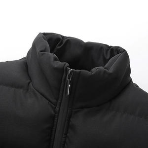 Chaleco Acolchado Unisex al por Mayor, Cortavientos, Impermeable, Grueso y Cálido, para Trabajo, Casual, con Cuello Alto y Cierre de Cremallera para Hombre - Product Image 4