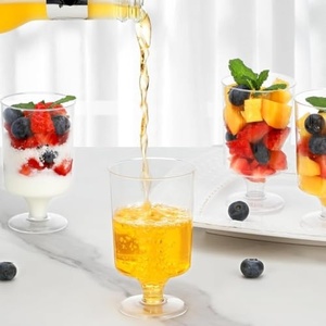 Vasos de Plástico Cuadrados Vintage al por Mayor de 150ml, Aptos para Congelador, con Tapa Abatible para Catering, Fiestas, Helados y Postres en Capas 2026 - Product Image 3