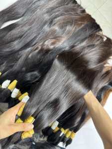 ผมต่อจากเส้นผมมนุษย์6-32ผมต่อ100% ตรงเรียบเนียนความยาวผมแท้จากเวียดนาม6-32 - Product Image 2