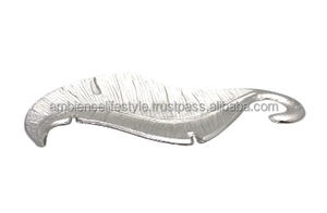 Artisanat en métal de vie élégant meilleure qualité Art déco Design maison Table décor de Noël feuille d'argent plateaux décoratifs en aluminium - Product Image 5