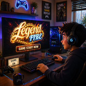 Plateforme logicielle de jeux Legend Fire : Distributeur Golden Dragon Panda Master Orion Star Fish Games, Agent et Revendeur en ligne de jeux vidéo Metal - Product Image 1