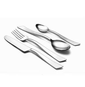 Ensemble de couverts élégants en acier inoxydable pour l'hôtellerie, vaisselle de luxe pour les restaurants raffinés - Product Image 1