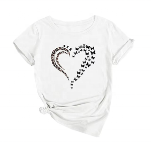 Hip Hop Style Logo personnalisé dessin animé T-shirt haut pour femme vêtements de mode Streetwear Vintage T-shirt Couple graphique imprimé T-shirt - Product Image 5